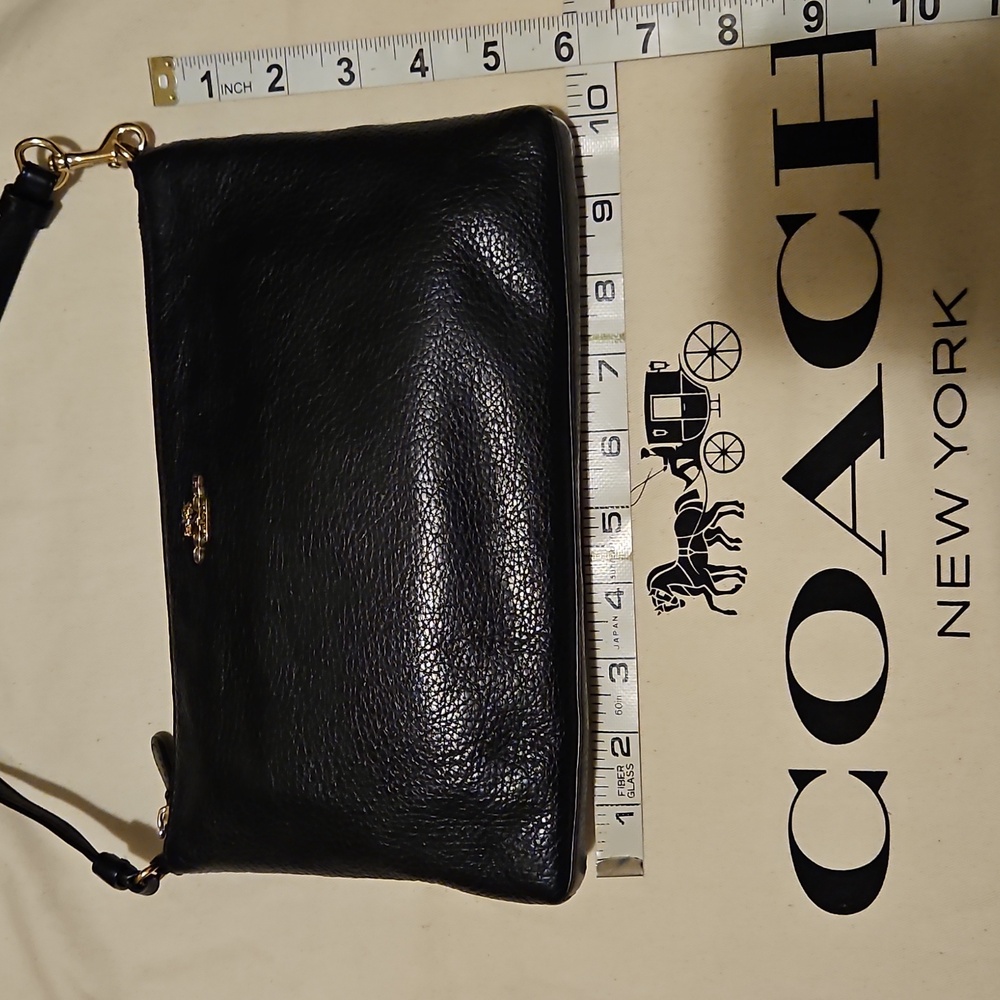 Coach Wristlet with Chain